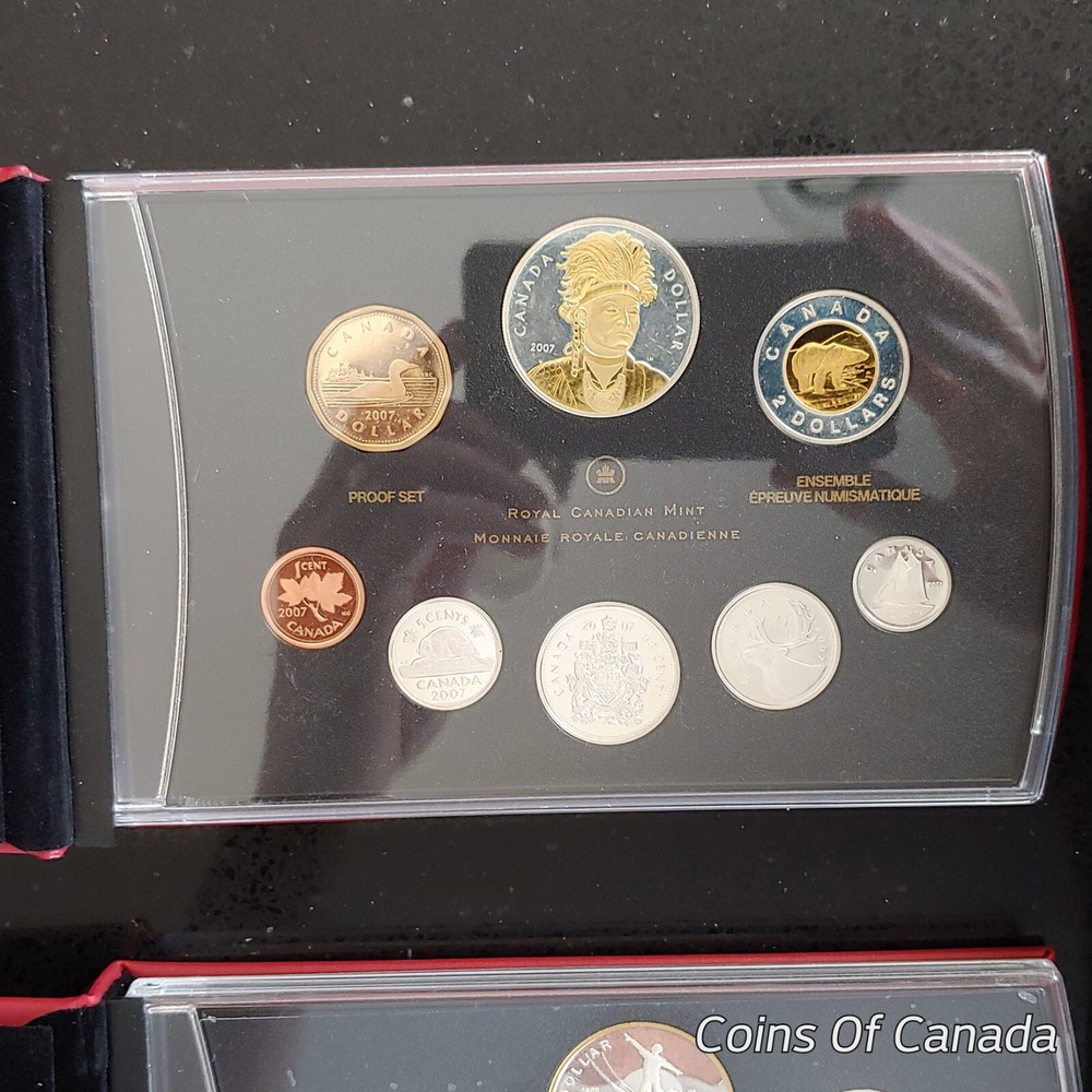 Collection - 7 Canada Silver Proof Sets Every Year From 2006-2012 #coinsofcanada