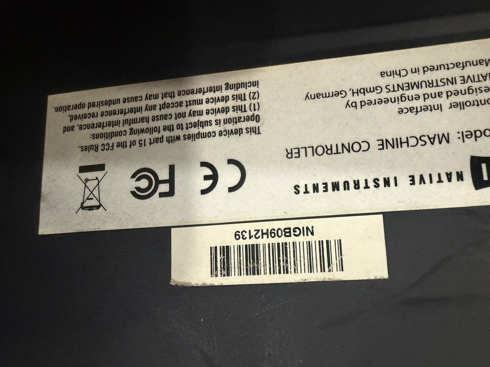 Native Instruments machine