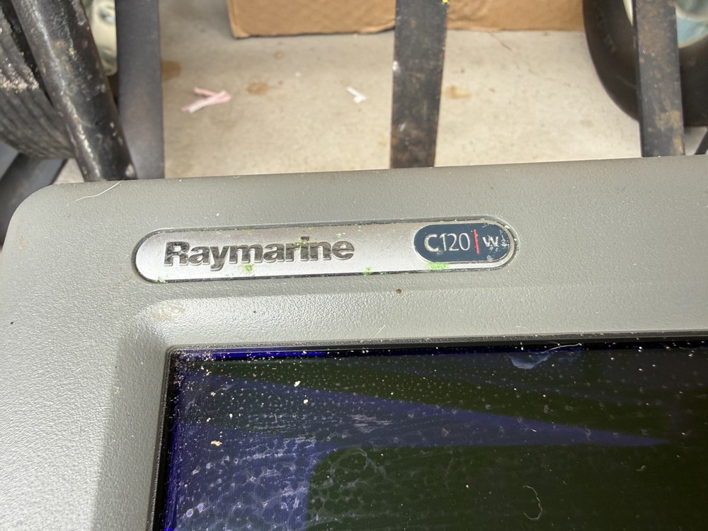 Raymarine C120W MFD Display Chartplotter GPS Navigation For Parts UNTESTED