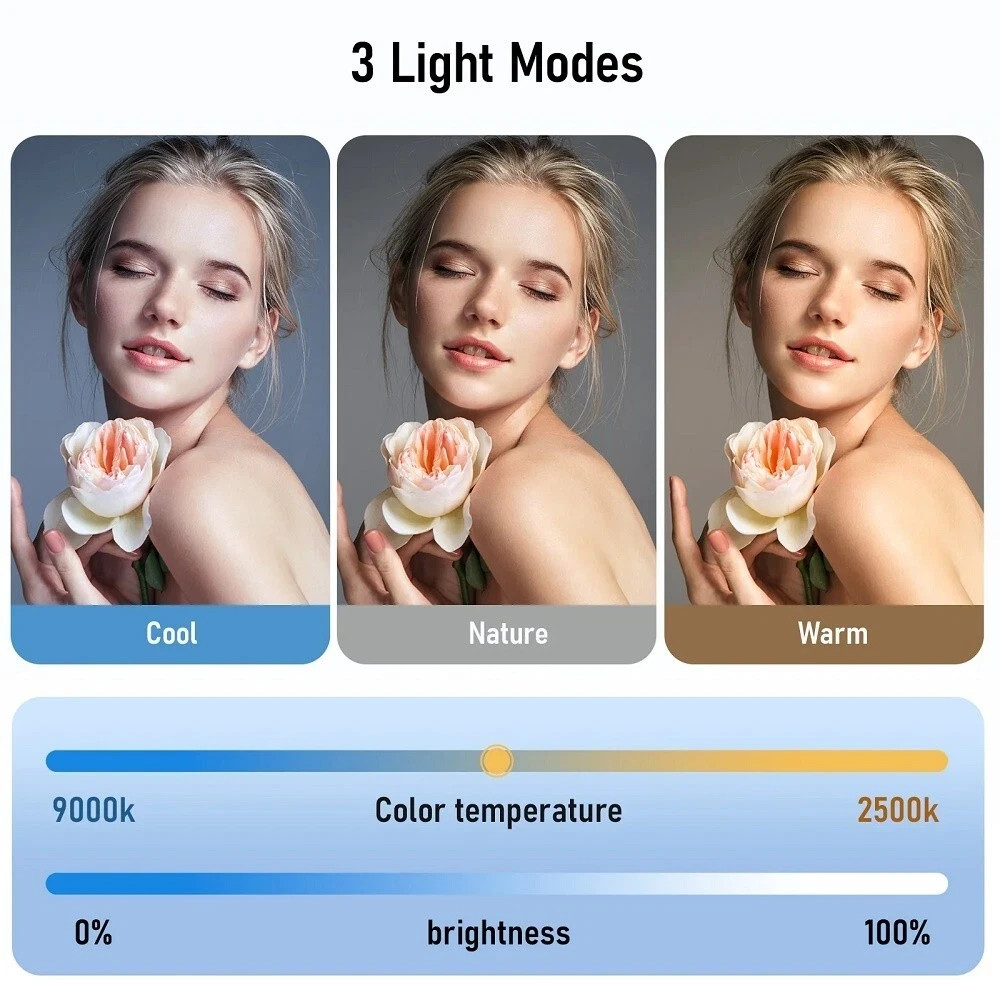 Magnetic Ring Light | Selfie LED Phone Stand Rechargeable Touch Control