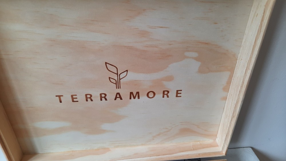 Terramore Essential Oils Wood Box *EMPTY* 68 Slots
