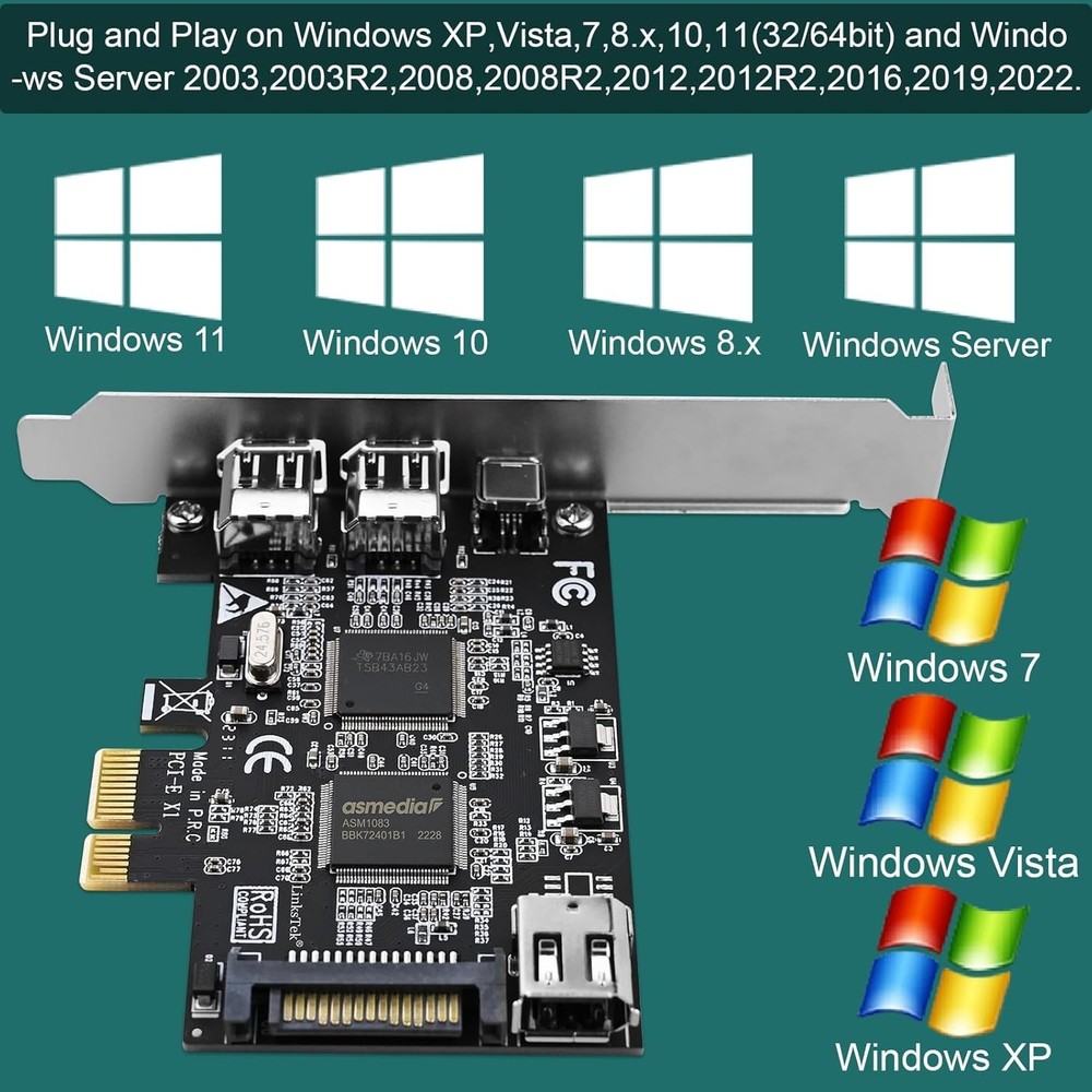 Texas Instruments PCIE Firewire 1394A Host Controller
