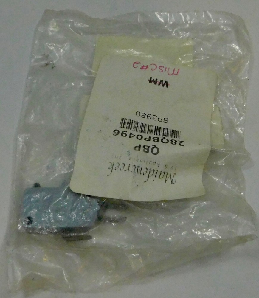 Supco Microwave Interlock Switch 28QBO0496