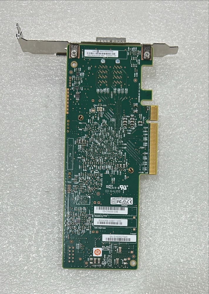 Intel RS3GC008 RAID Controller Low Profile MD2  12 Gb/s SAS/SATA USED