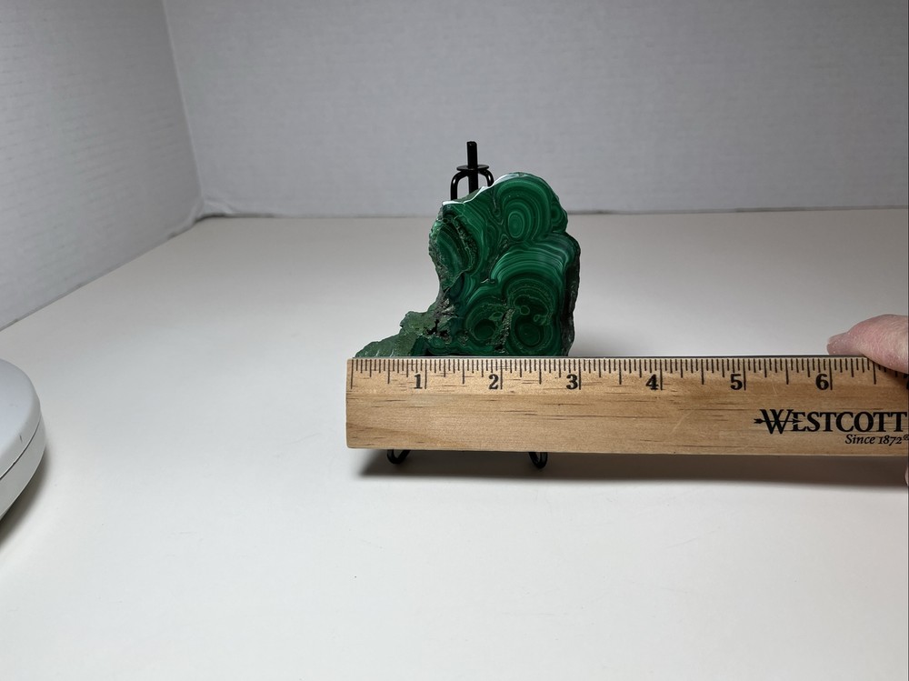 Malachite Slab With Stand