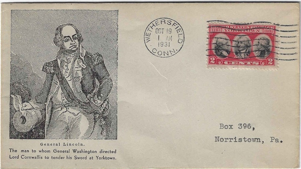 FDC     #703-51 --  Yorktown  issue  --  Egolf