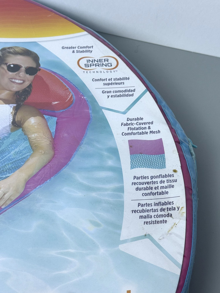 Swimways Spring Float Pool Lounger 250 lb Weight Capacity NIP