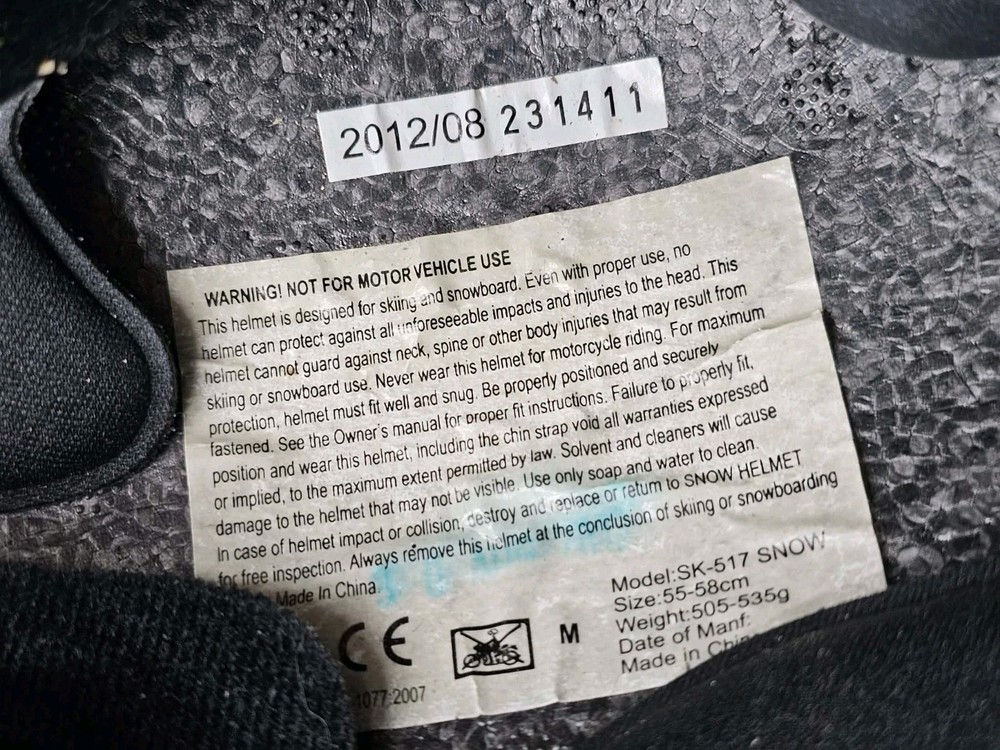 Demon Snowboard Helmet With Demon Brain Teaser Audio Medium