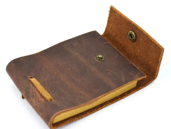loose leaf Writing note Notebook sketchbook Diary binder leather coffee Q314