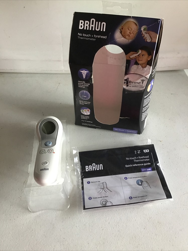 Braun NTF3000US No Touch Plus Forehead Digital Thermometer