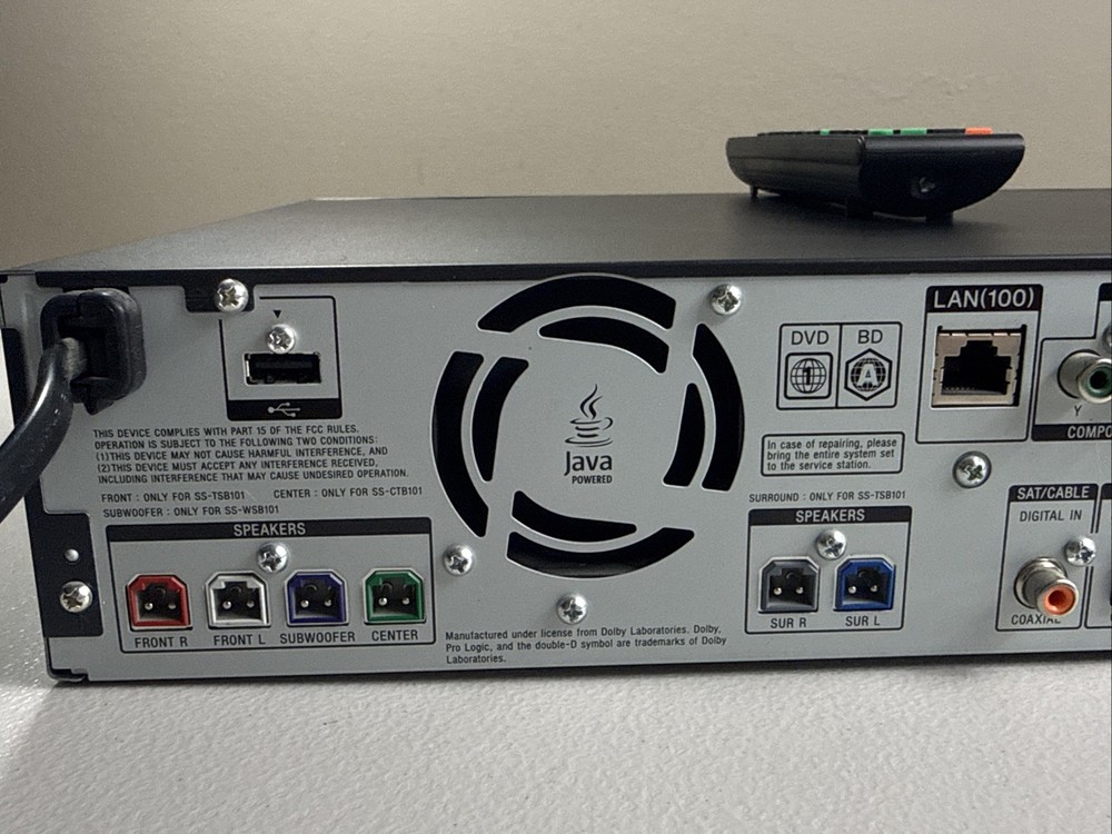 Sony BDV-E370 Blu-Ray Home Theater System Receiver w/Remote TESTED & WORKS Nice