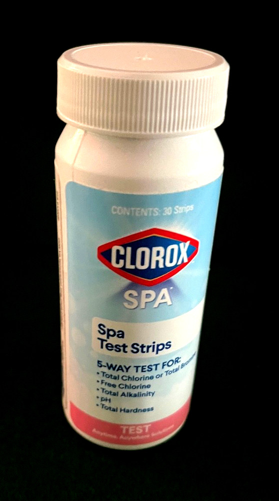 Clorox Spa Test Strips- Open container : 29 Strips;  exp 5/25