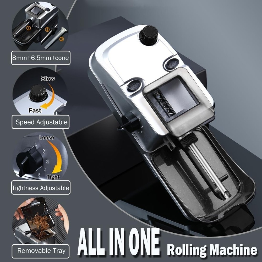 Electric Cones Rolling Machine, Pre Roll Machine, Automatic Cigarette Rolling...