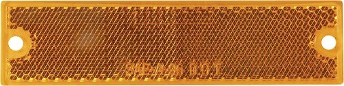 Optronics RE15ABP Amber Rectangular Reflector