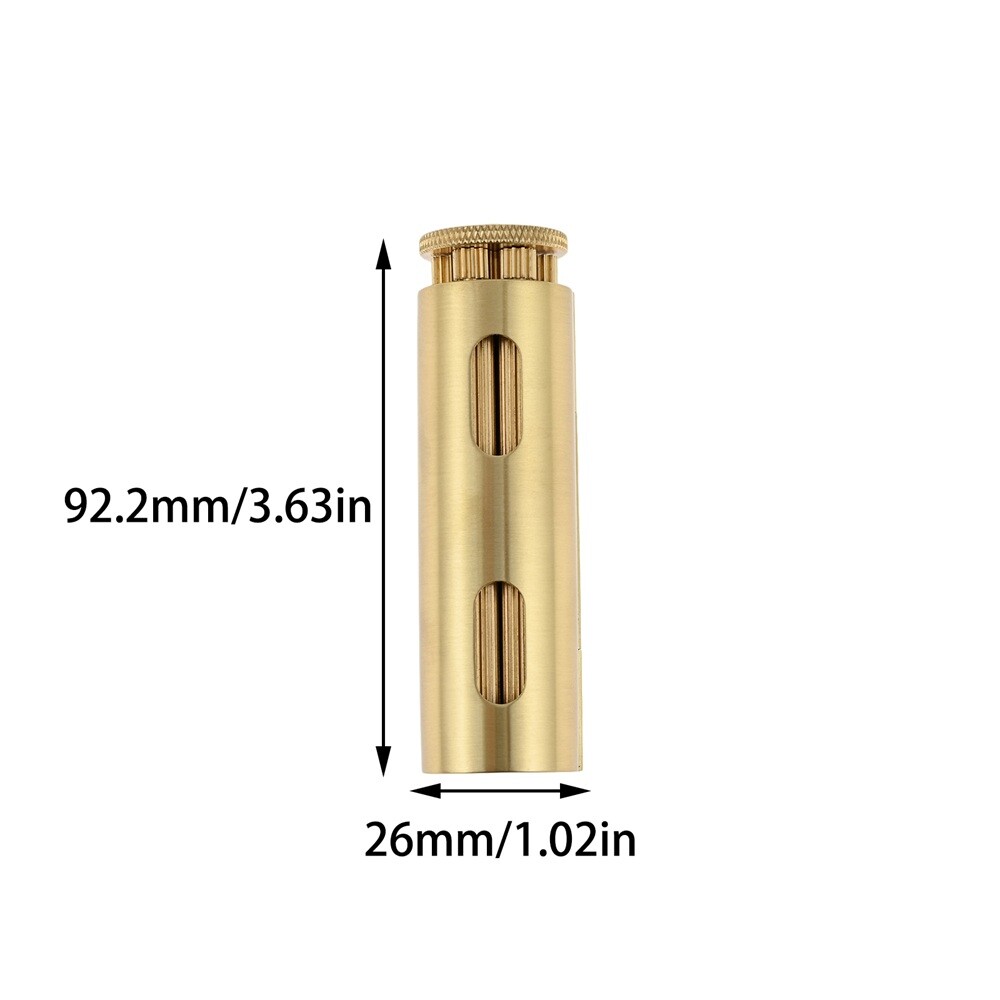 Cigarette Rolling Machine Brass Manual Practical Roller For Tobacco Enthusiasts