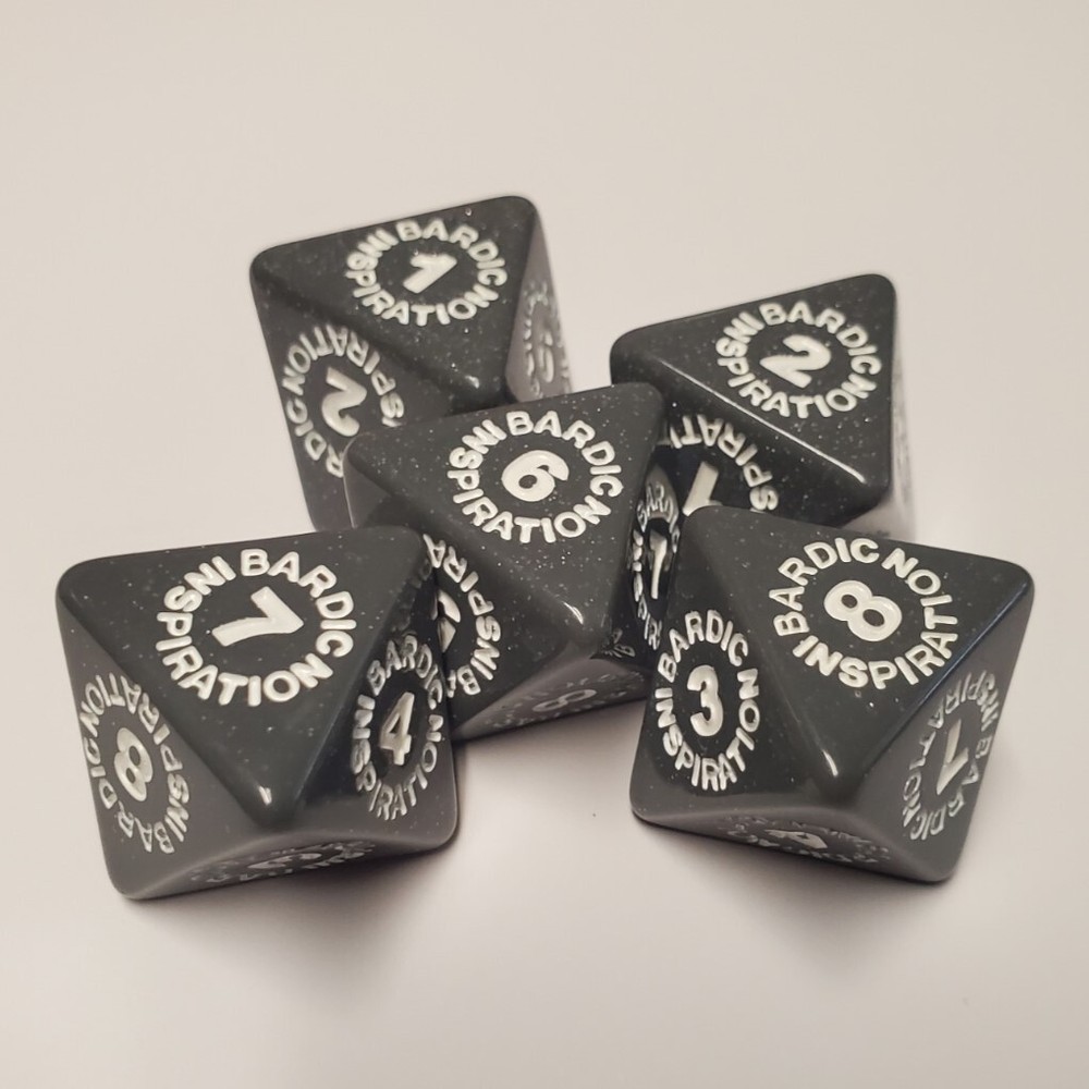 Bardic Inspiration d6 & d8 Dice Bundle Compatible with Dungeons and Dragons