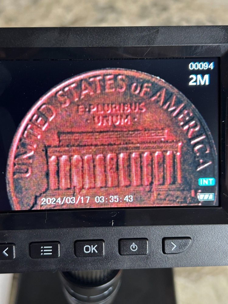 1973 Lincoln Penny No Mint Mark "buffalo?" Error