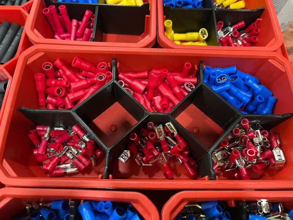 Milwaukee Packout bin divider (5 piece set) low-profile