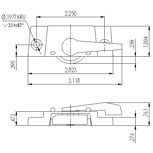Window Lock-3280 BEIGE