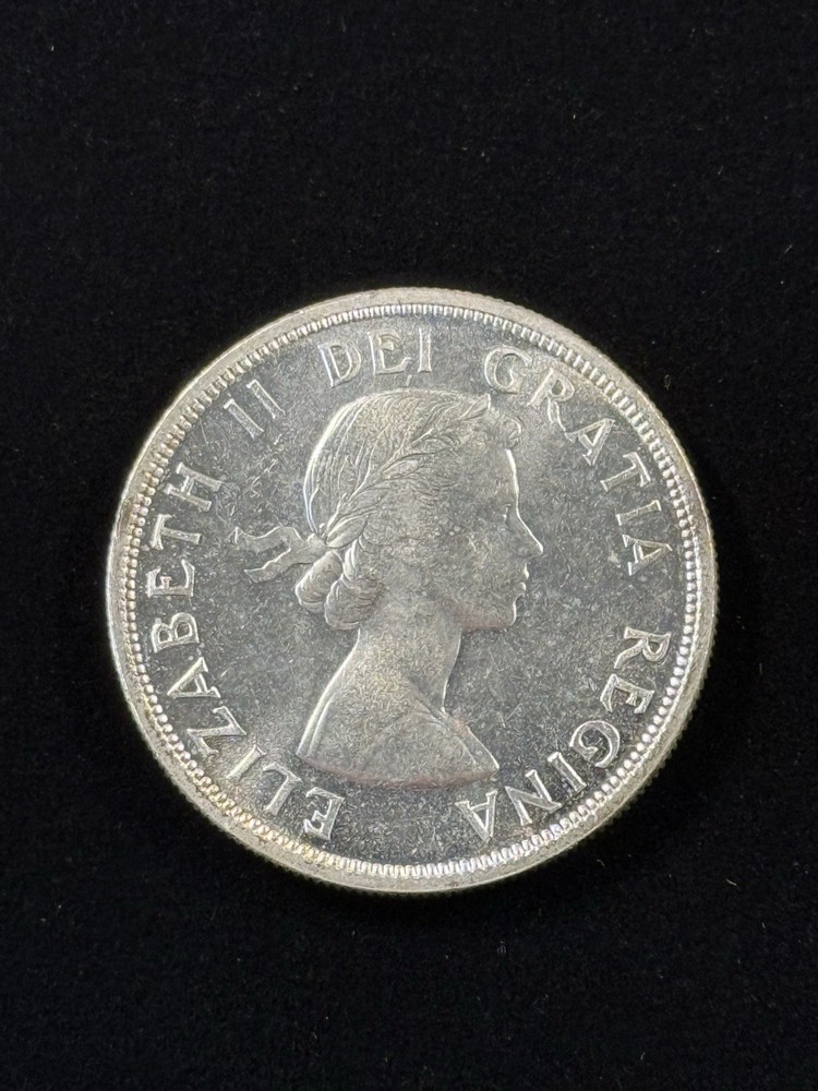 1955 Canada $1 Silver Dollar Nice UNC Item #618