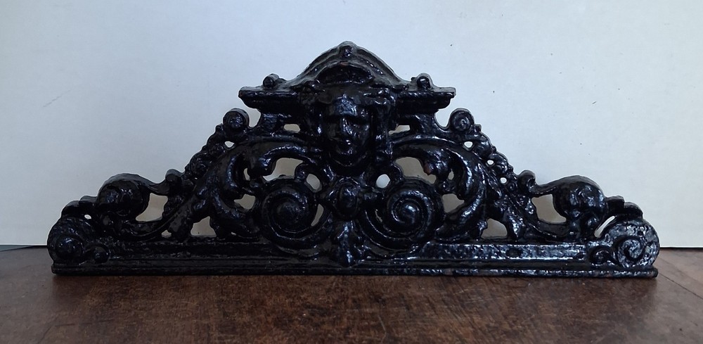 Victorian Cast Iron Pediment Header