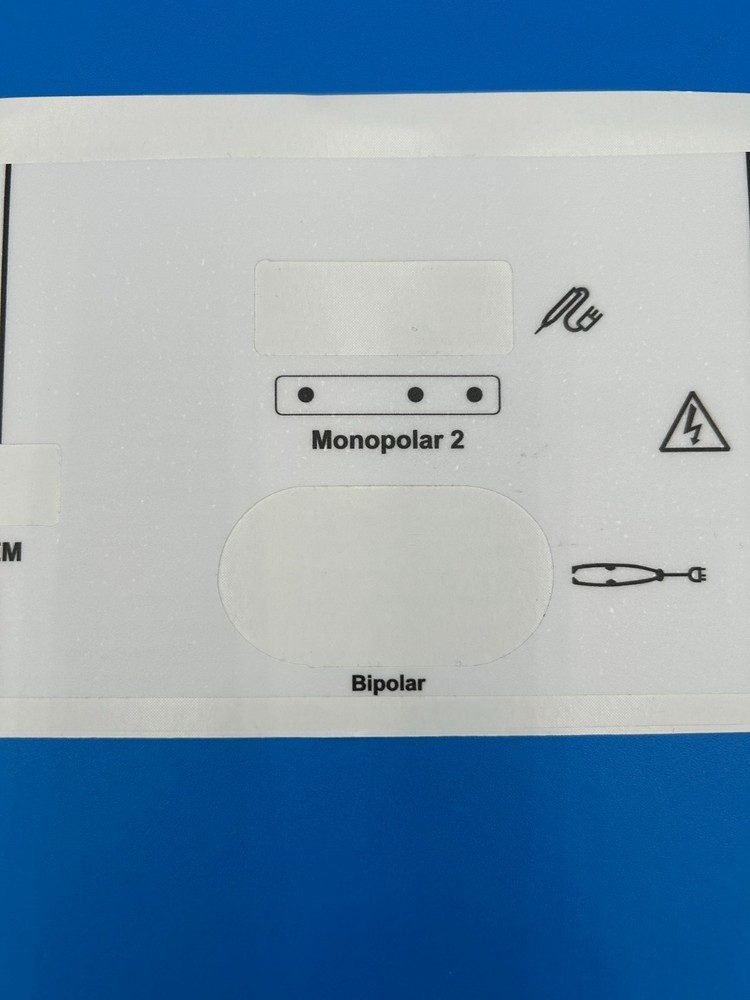 Covidien Force Triad Compatible Plastic Front Panel Overlay