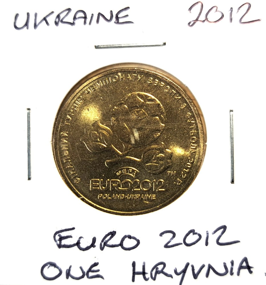 @@@ A SUPERB 2012 UKRAINE EURO 2012 ONE HRYVIA ,,,,@@@