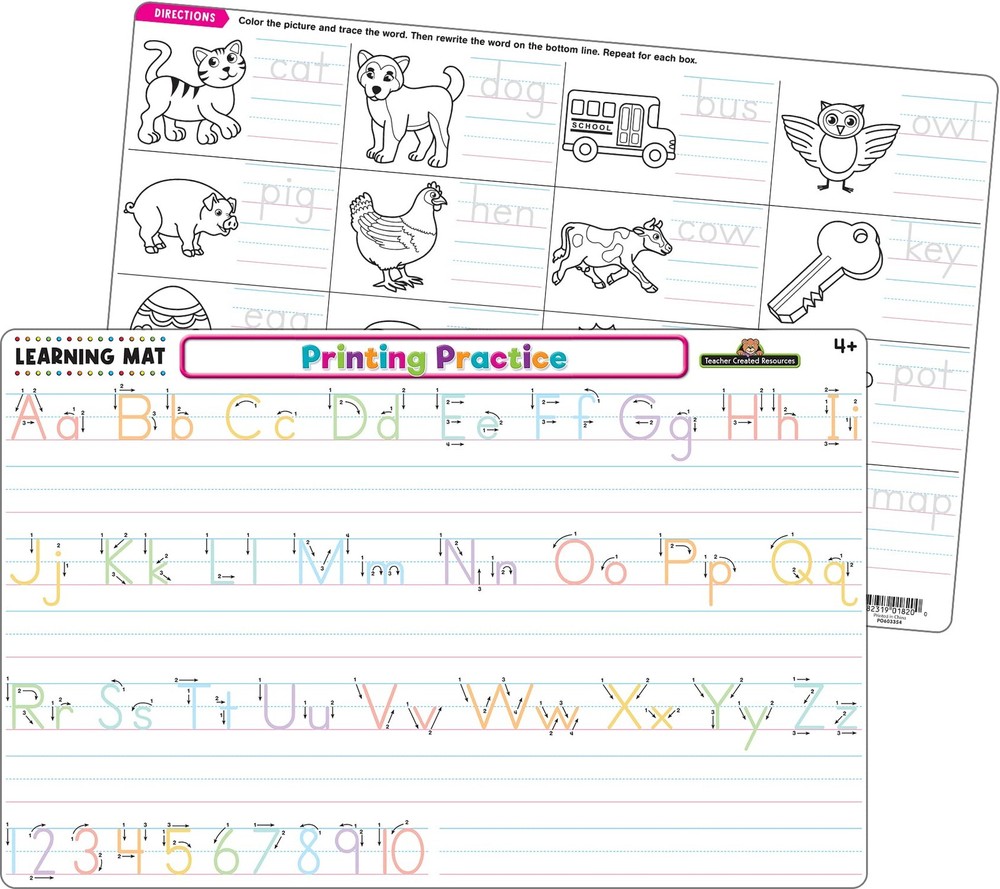 Teacher Created Resources Printing Practice Learning Mat