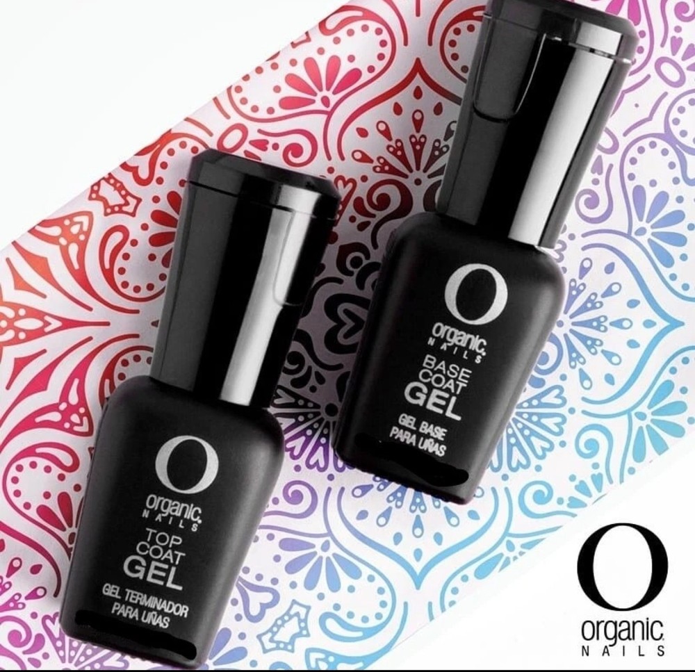 Organic Nails Set Base and Top Coat 15 ml ea