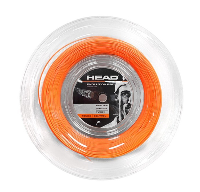 HEAD Evolution Pro 1.21mm 17G 110m 360ft Squash String Racket Racquet String NWT