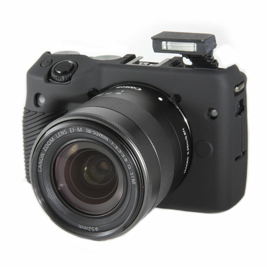 easyCover Canon M3 BLACK EA-ECCM3B Camera Protective Case Silicone FREE US SHIP