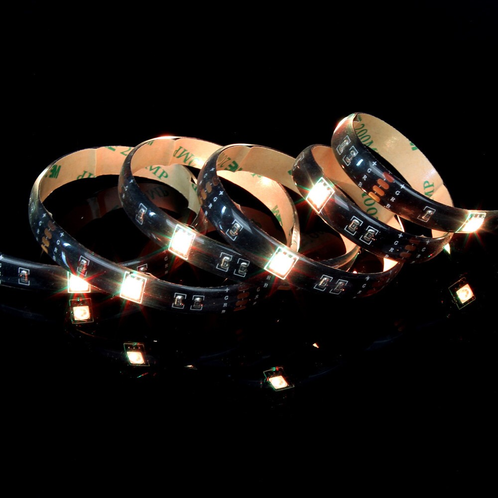 USB Powered Computer TV Backlight Kit RGB Colour Change 5050 LED Light Strip