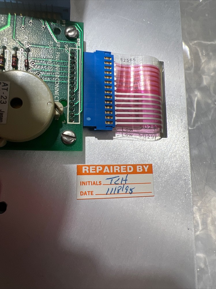 MODEL 7690, MAT. HANDLER CONTROL, BRUCE IND.CNTRL Front Panel Used Surplus