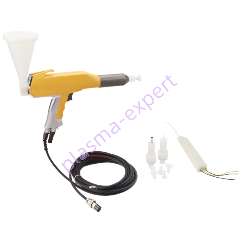 Easy Operate Powder Coating Spray Gun (incl. cascade，nozzle，cup，cable)