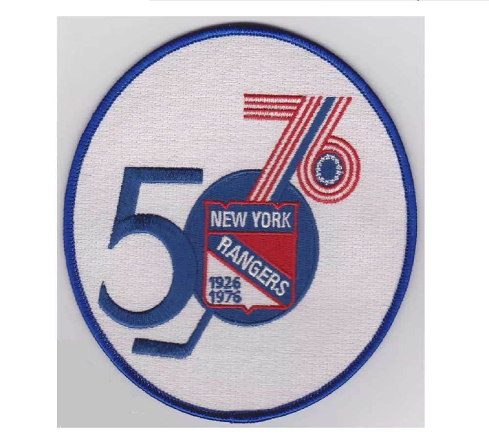 New York Rangers 50th Anniversary Patch