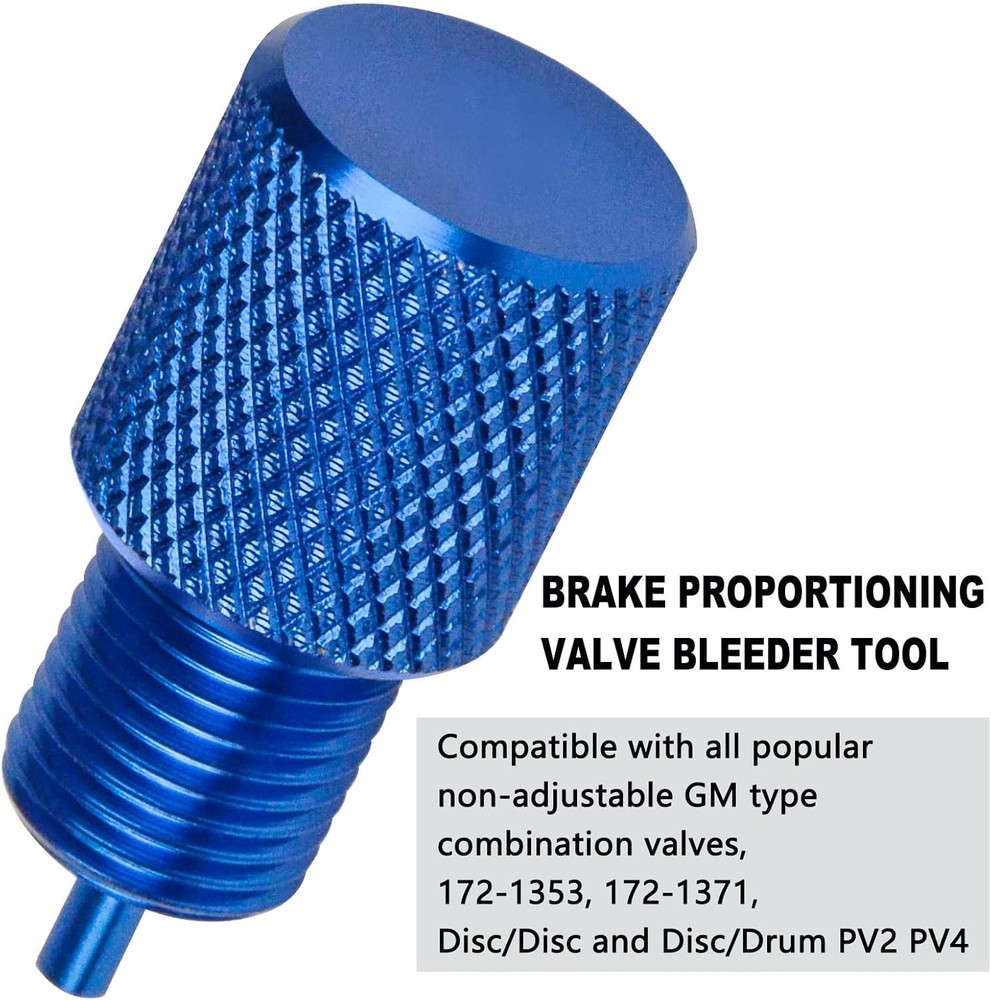 Brake Proportioning Valve Bleeder Tool, Bleeding Tool Blue, Blue