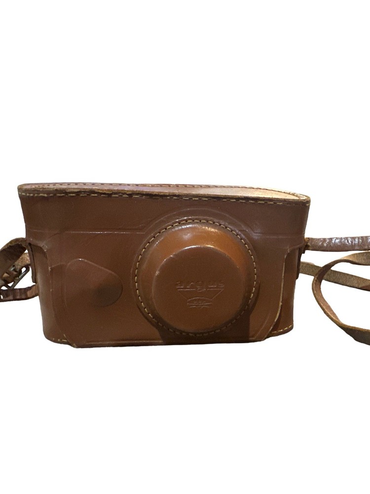 Argus C3 35mm Rangefinder Camera Cintar 50mm f/3.5 Working Shutter + Case
