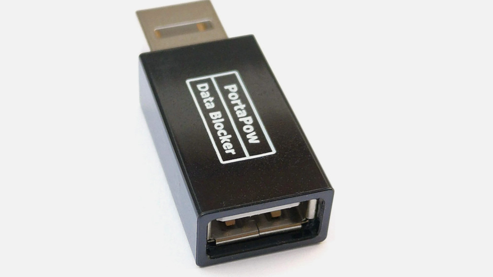 PortaPow USB-A Data Blocker - Protect Against Juice Jacking