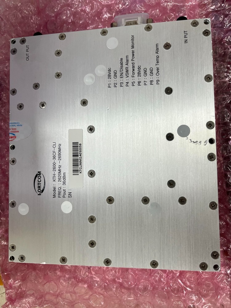 KORTCOM KTH-2600-36CF-CLI RF Power Amplifier Module 2620-2690Mhz