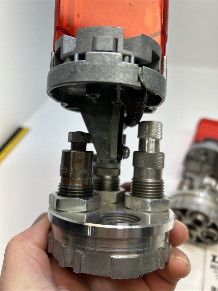 Lee Micro Disk Powder Measure W/ 38 & 38/357 Reloading Dies