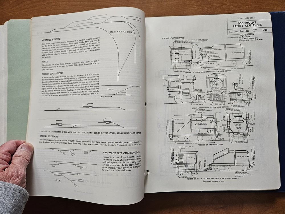 NMRA Data Book No. 1 General Information; No. 2 Scenery, Trackwork, Operation &