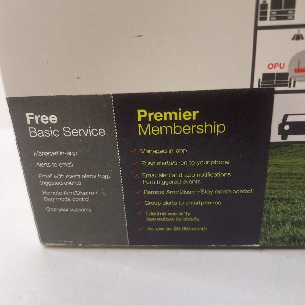 Oplink Alarm Shield Security System No Monthly Fee Mobile App