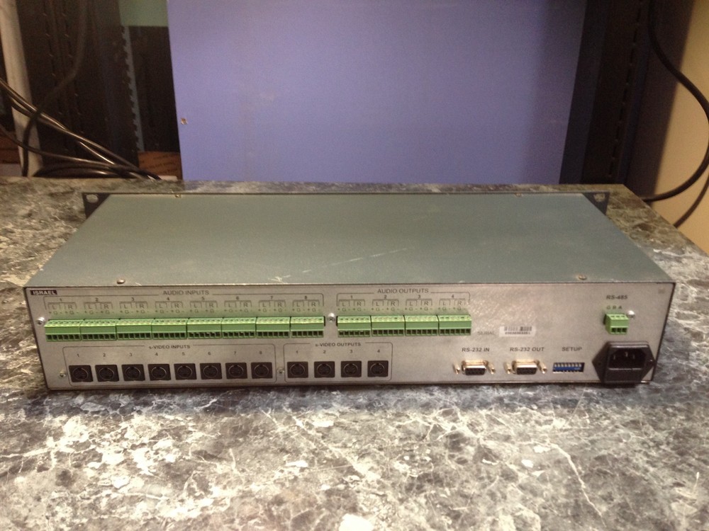 Kramer VS-804YC 8x4 S-Video Balanced-Audio Matrix