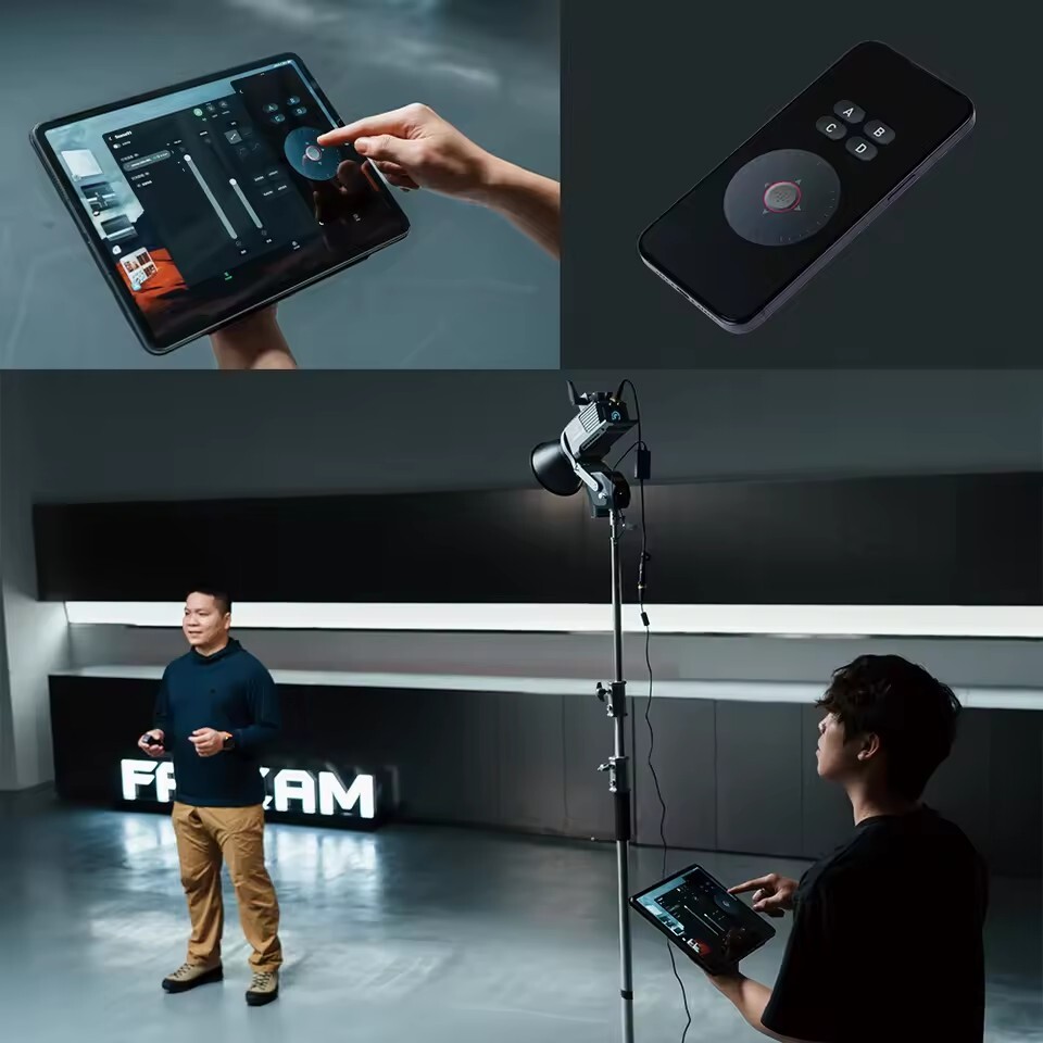 FALCAM Move LightGo Remote Control Lighting System Bowens Pan Tilt Stabilizer