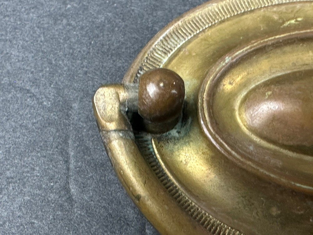 5 Hepplewhite Style 3" Oval Brass Drawer Pulls-Hardware NOT Included