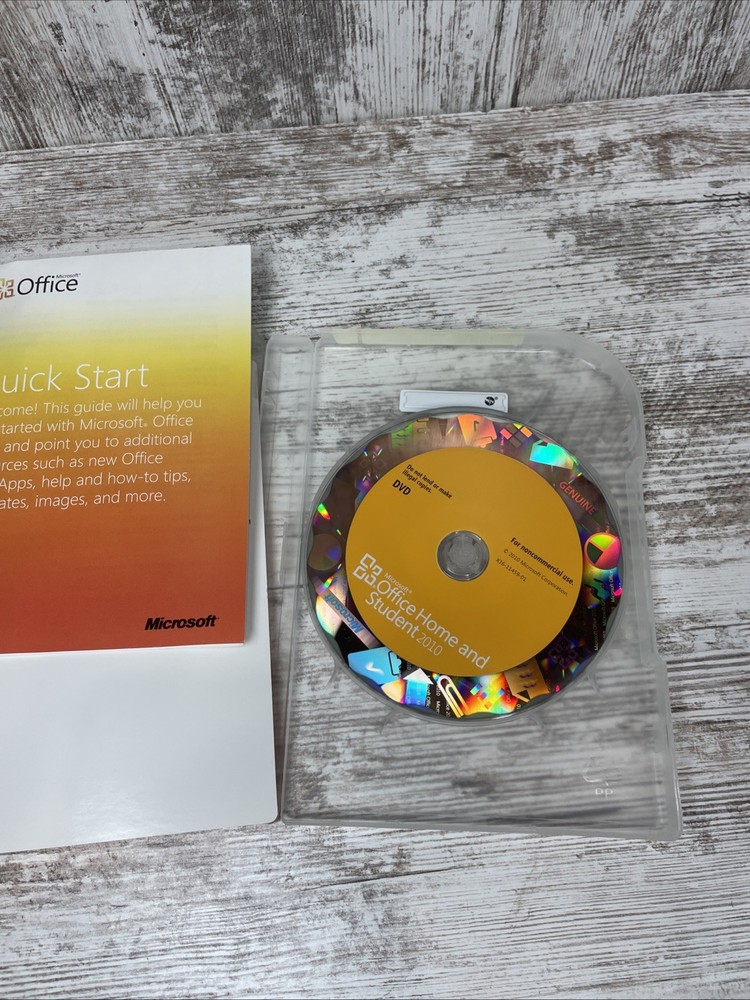 Microsoft Office Home and Student 2010 Software for Windows