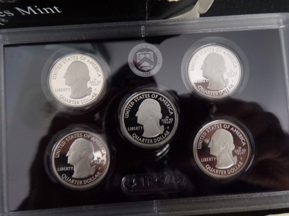 2012 s Silver Proof Set. Penny has nice Red Tint,
