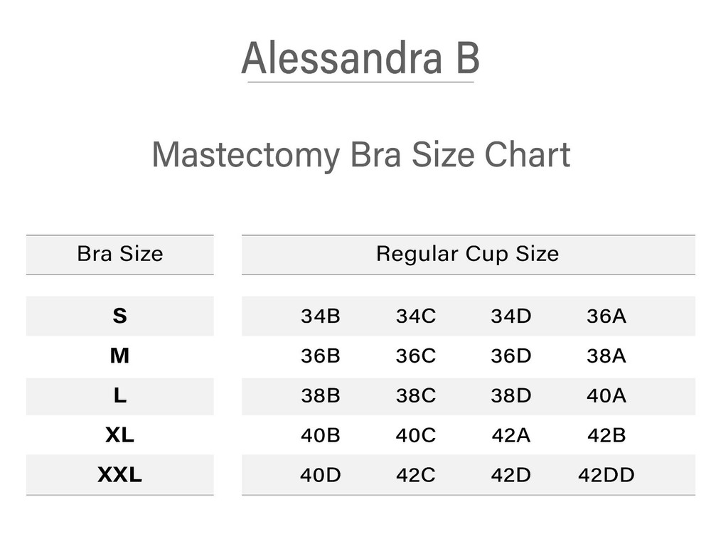 Alessandra B Front Closure Mastectomy Bra with Pockets for Prosthesis - M7737