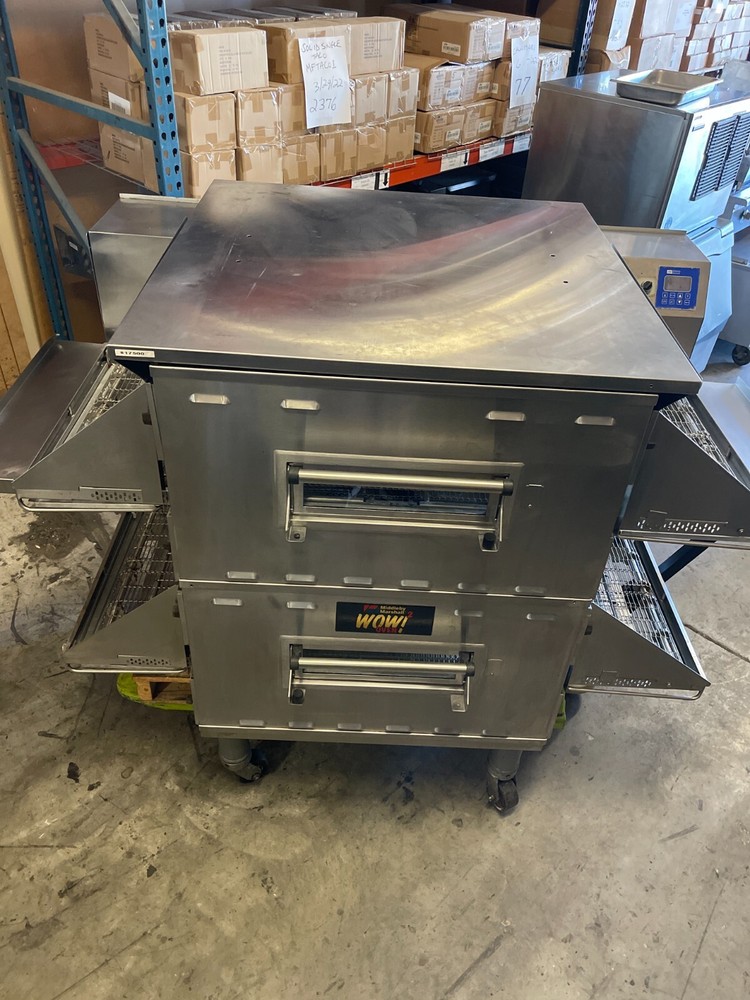 2017 Middleby Marshall PS636G Nat Gas Conveyor Pizza Oven Double Stack WOW NICE!
