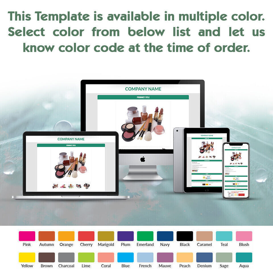 New eBay Mobile Responsive Template Auction Listing Professional HTTPS 2019